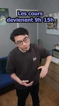 Cours 9h à 15h à partir de maintenant ?