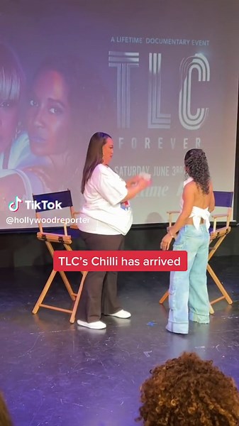 #tlcchilli has arrived to the premiere of the #tlcforever documentary
