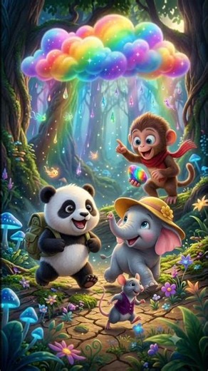 Milo the Baby Monkey's Magic Rainbow 🌈🐵 | Mini Magic Stories