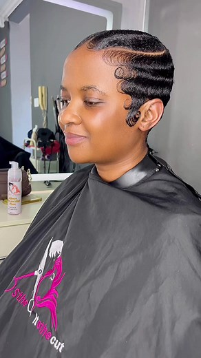 Finger Waves on Short Hair Tutorial