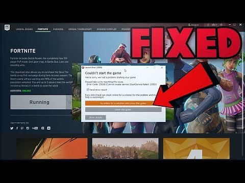 (FIX) Fortnite Launch Error! fortnite not launching: EasyAntiCheat not installed, Fix it
