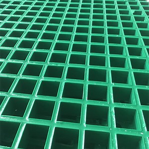 [Hot Item] Fiberglass Reinforced Fire Resistant Plastic Grating FRP/GRP Grid for Vessel Plastic Tree Grates