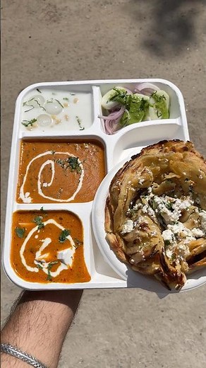 Ultimate Chur Chur Naan 🔥|| Indian Street Food ❤️ #shorts