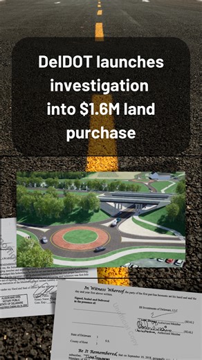 DelDOT has launched an internal investigation into its purchase of a piece of land near Route 1 back in 2023 after an inquiry from Spotlight Delaware pointed out that the previous owner is business partners with a chief planner at DelDOT. DelDOT bought the land as part of its Route 1 improvement project for $1.6 million - 7x what the previous owner paid for it. Tell us your thoughts or what we should cover next in the comments below 👇 🔗For more details on this story and more, visit spotlightde
