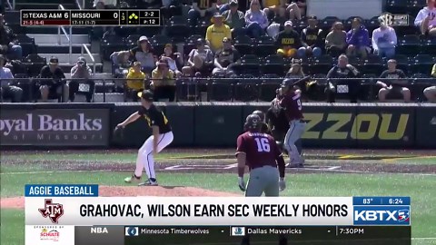 Grahovac, Wilson earn SEC weekly honors