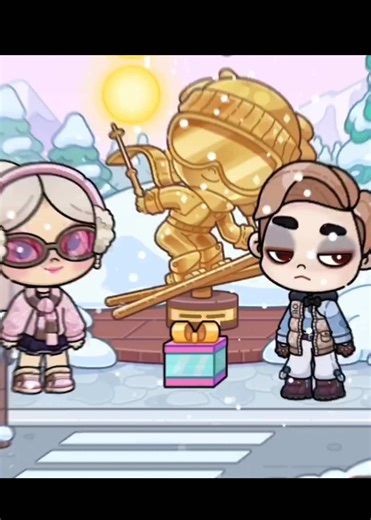 Statue secret💕😘 #CapCut #avatarworld #stateside #snowboarding #cozygames @Avatar World Official