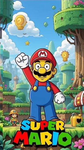 MARIO IN MULTI UNIVERSE 🔥#mario #marvel #aitransformation #gamingshorts#aiedit#simpsons #supermario