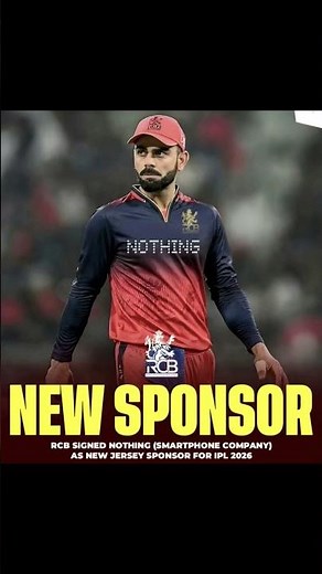 New Sponsered 😱 RCB 🚨 Nothing Mobile 📲 #cricket #ytshorts #shorts