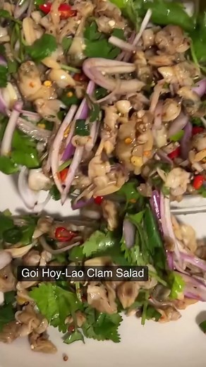 Lao Clam Salad (Goi Hoy) Recipe - Easy & Delicious