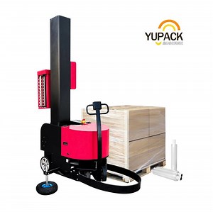 [Hot Item] Mobile Robotic Pallet Pre-Stretch Wrapper Robot Wrapping Machine