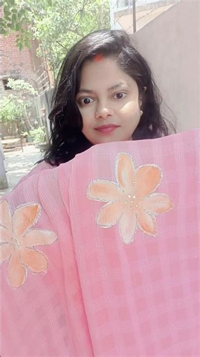 customise saree##fabric painting#final look ke sath##short video$free classes##