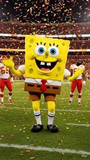 SpongeBob Dancing on the Football Field 🏈🧽 | Cartoon Chaos Meets Game Day Energy Nobody asked for this… but everybody needed it. SpongeBob really pulled up to the football field like it was the Krusty Krab halftime show and immediately stole the spotlight. No scoreboard. No refs. No playbook. Just SpongeBob dancing on the turf with pure confidence while the music from SpongeBob “Big Guy” sets the tone. This is what happens when cartoon energy meets football vibes. From the first step, SpongeBo