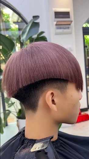 The Ultimate Mushroom Cut Transformation 🍄✂️ #haircut