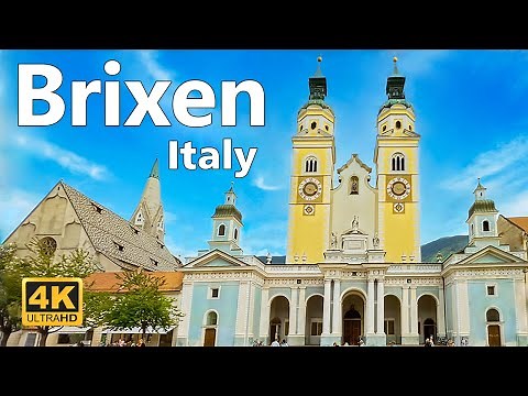 Brixen, Italy - Walking Tour (4K Ultra HD)