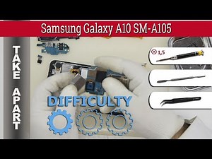 How to disassemble 📱 Samsung Galaxy A10 SM-A105 Take apart Tutorial