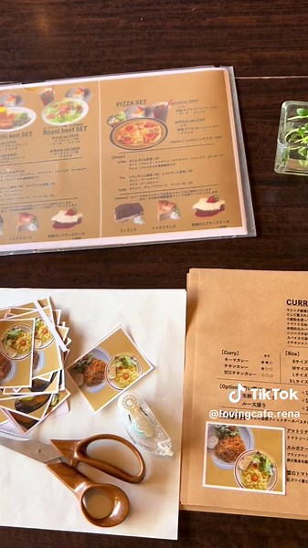 手作りメニュー表と英語対応の工夫