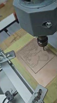 PCB engraving using a CNC machine using FlatCAM and Universal G Code Sender