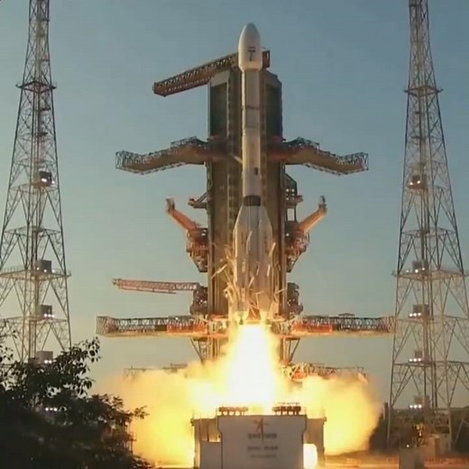India's GLSV-F14 rocket for INSAT-3DS satellite | #india #rocket #launch #countdown #liftoff
