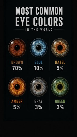 Your Eye Color Is Rarer Than You Think 👁️