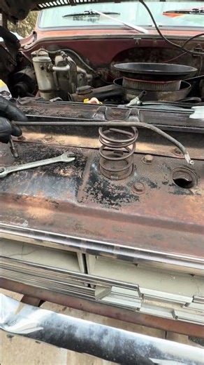 She’s fighting me on these brakes! #love #brake #job #diy #chevy #squarebody