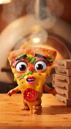 Talking Pizza Slice Ad 🍕 | Funny Pizza Shop Advertisement | 3D Object Animation Shorts | #shorts