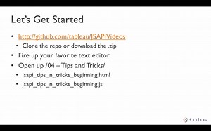 Javascript API:Tips and Tricks