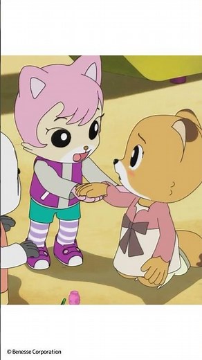 シャボン玉、いっしょにできるように頑張ろう！ | 友情・優しさ | しまじろうのわお！アニメ | しまじろうチャンネル公式 #幼児#子ども#しまじろう#アニメ#shorts
