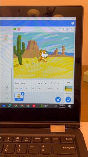 Adding and deleting backdrops in Scratch Programming #shorts #scratch