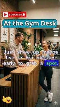 At the Gym Front Desk – Real English Conversation Practice