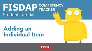 Adding an Individual Item - Student