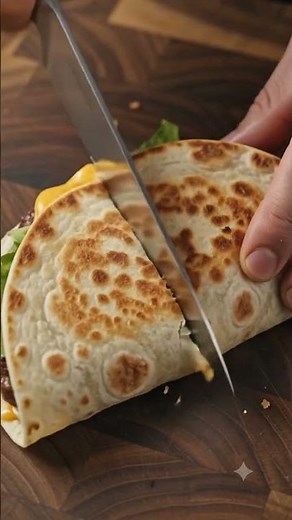 Smash burger taco recipe #smashburger