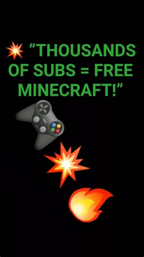 THIS IS NOT A JOKE! GET FREE MINECRAFT! 🎮🔥 #minecraft #giveaway