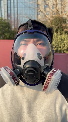 Reusable Full Face Silicone Respirator for Safety