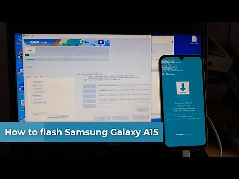How to flash Samsung Galaxy A15 | Flash firmware Android 14 with ODIN3