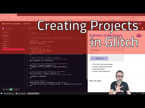 4.2 How to Create Projects on Glitch - Fun with WebSockets!