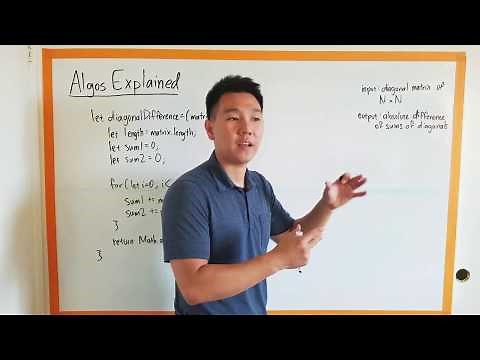 Algorithm: Diagonal Difference