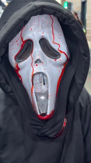 Original Ghostface on Instagram: "Red & White are Christmas colors , right ?Make sure to get your Ghostface Xmas presents early this year , Come by @galaxyconcolumbus Dec 5-7 to do all your gift shopping for #scream ghostface merch !! See you there ! 👻🔪❤️ ! #scream #horror #christmas #cigar ghostface #tattoo"