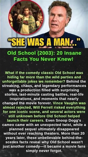 Old School (2003): 20 Insane Facts You Never Knew! #shorts
