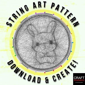 Bunny String Art Pattern: DIY Craft Project (digital Download) - Etsy Canada