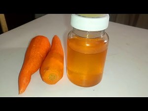How to make Carrot oil for Hair growth and Skin lightening