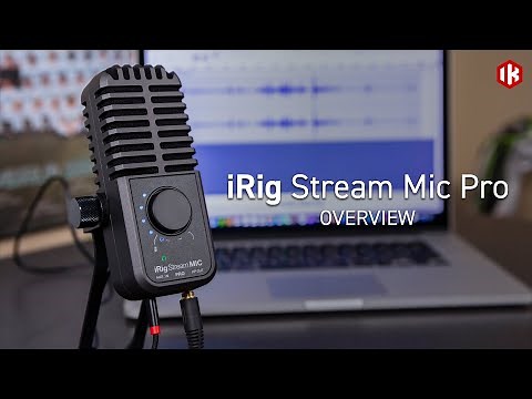 iRig Stream Mic Pro - Overview - Compact multi-pattern microphone & stereo/4-channel audio interface
