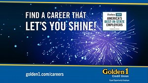 Ready to see your career soar? Golden 1 is hiring team members who are ready to launch into action and inspire our members. 🎆 Learn more about career opportunities and benefits: https://www.golden1.com/discoverg1/careers #StrongerTogether | Golden 1 Credit Union
