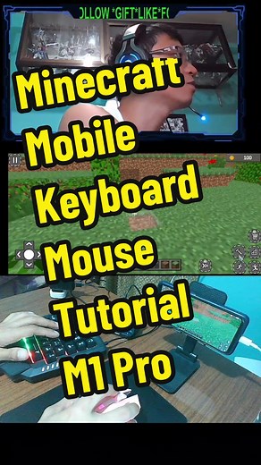 Minecraft Mobile Keyboard Mouse Tutorial | M1 Pro Converter