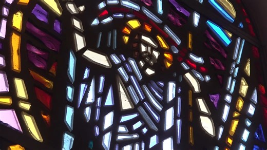 Temple church celebrates repairs of stained glass windows