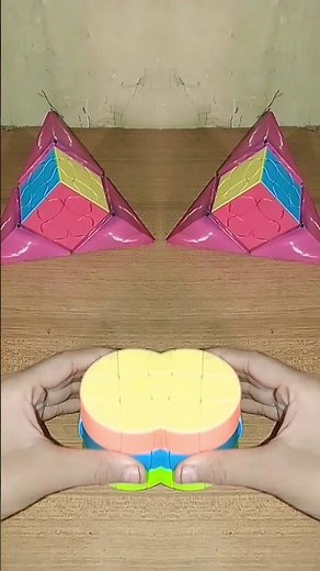 3by3 barrel Rubik's cube magic solve the equation case 👑#puzzle #cubing