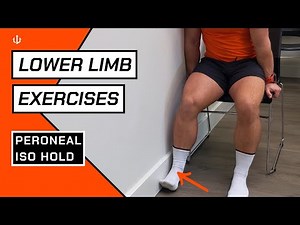 Peroneal Isometric Hold // Ankle Sprain Rehab Exercises