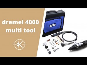 Dremel 4000 Multi Tool With Flexible Shaft - How To Assemble & Accessory Overview | Kernowcraft