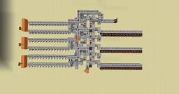 Hexadecimal Adder using comparators Minecraft Map