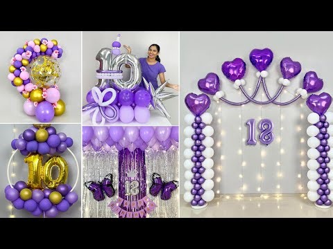 Very Easy Balloon ideas for any occassion at home