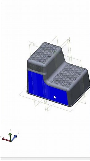 How to Make Injection Mold Tooling for Your CAD Part #shorts #cad #alibre